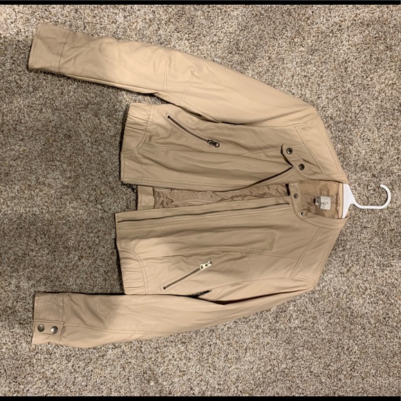 Lauren Conrad cropped leather jacket - Picture 1 of 2